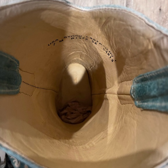 New without Box Women’s Corral Turquoise Cowboy Boots - Picture 7 of 7